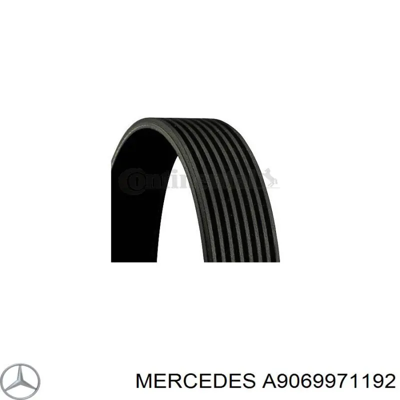 Ремінь генератора A9069971192 Mercedes