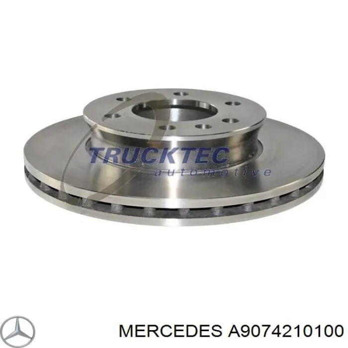 Гальмівні диски передні A9074210100 Mercedes