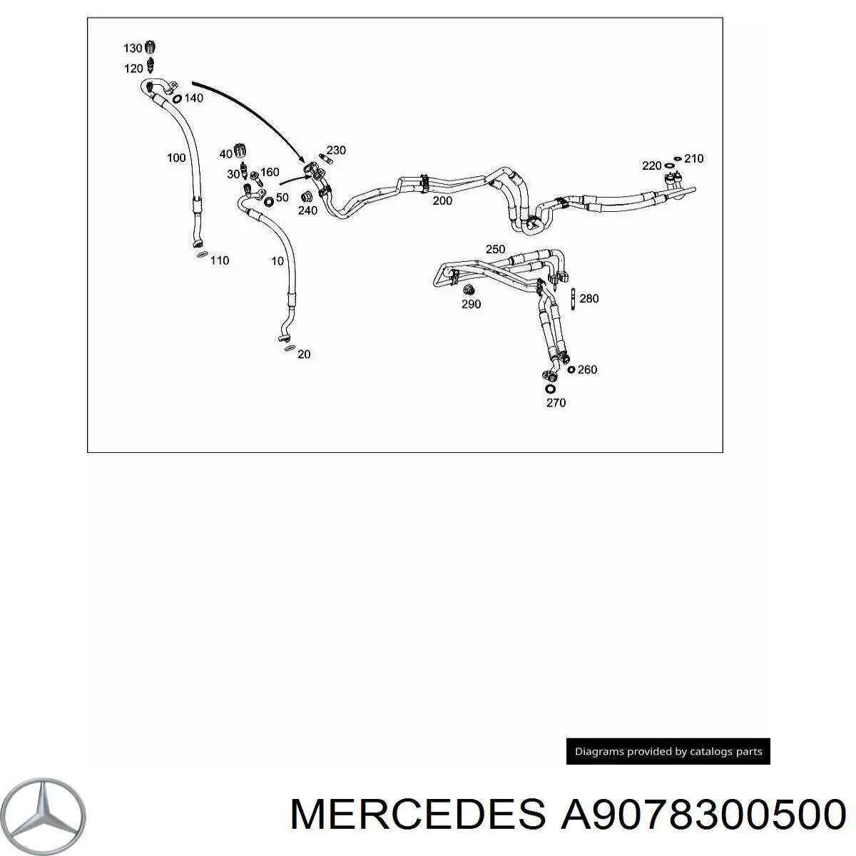 A9078300500 Mercedes 