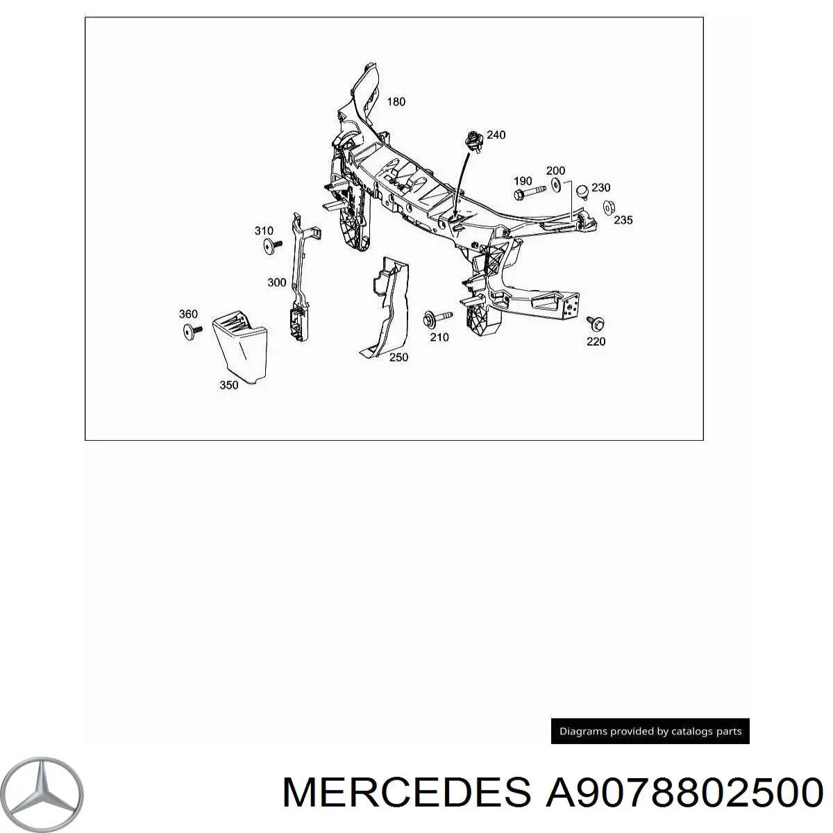  A9078802500 Mercedes