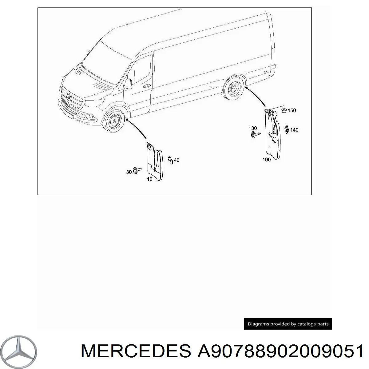 Бризковики задній, лівий Fast FT92603 ціна, від 28.02 USD