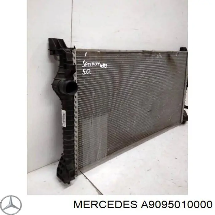 A9095010000 Mercedes Охолоджувач наддувочного повітря