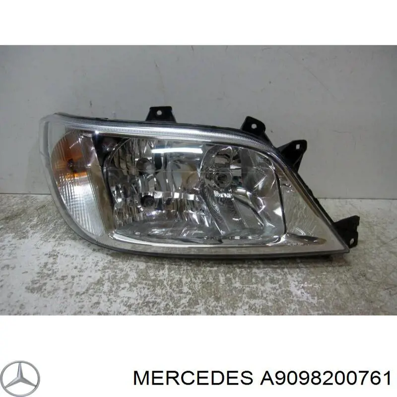 Купити A9098200761 Mercedes Права блок фара
