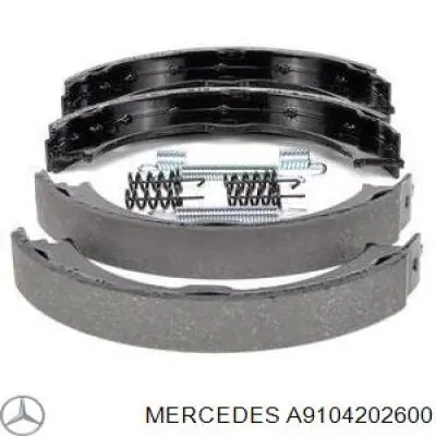 Купити A9104202600 Mercedes Гальмівні колодки гальма стоянки