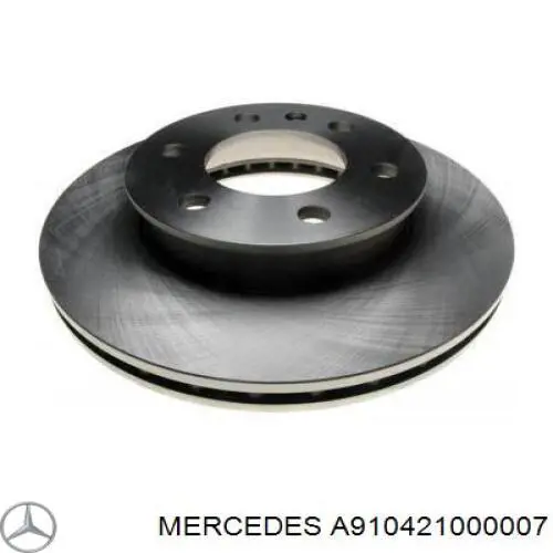 A910421000007 Mercedes диск гальмівний передній