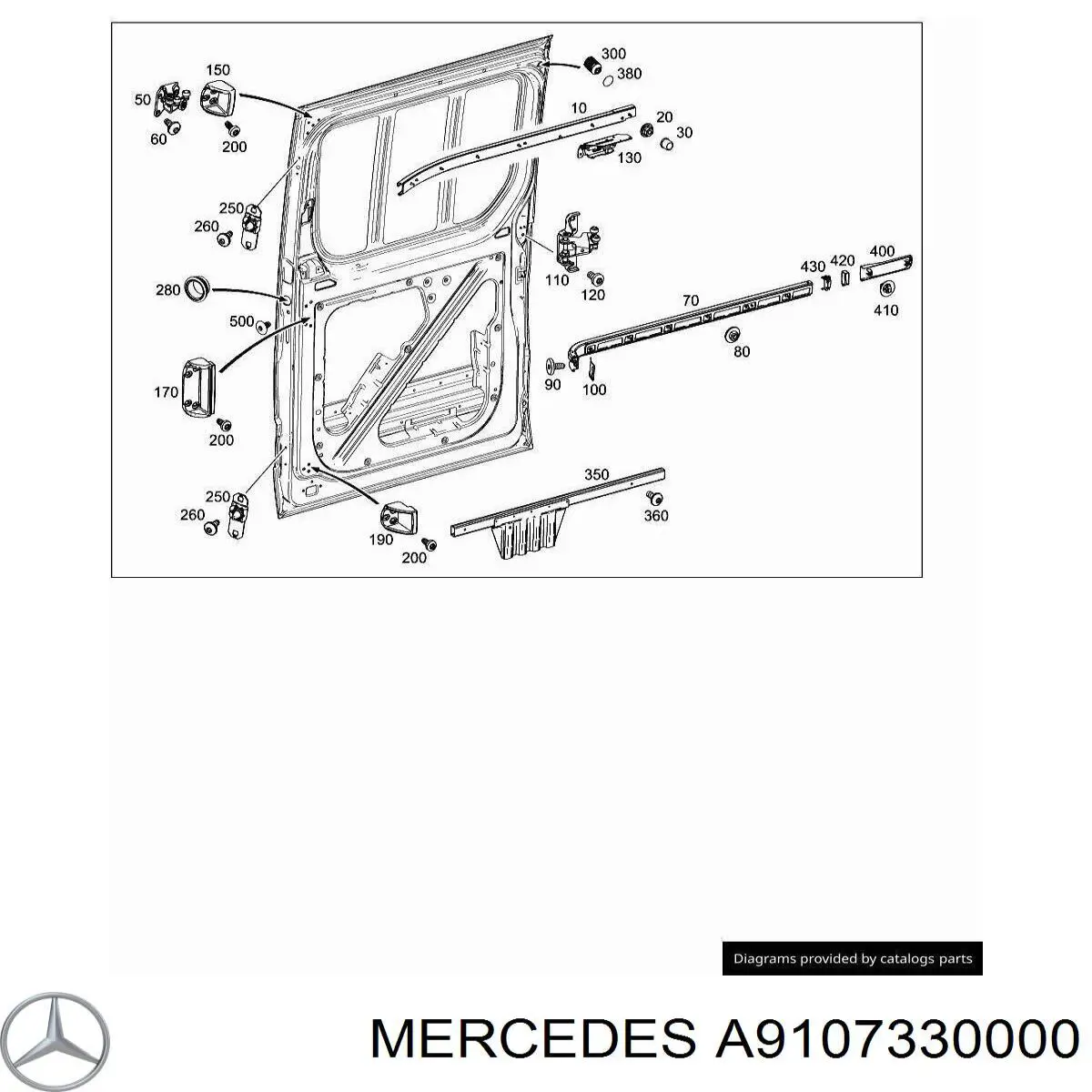 Купити A9107330000 Mercedes 
