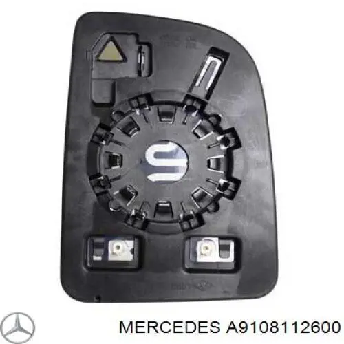 A9108112600 Mercedes Дзеркальний елемент правий