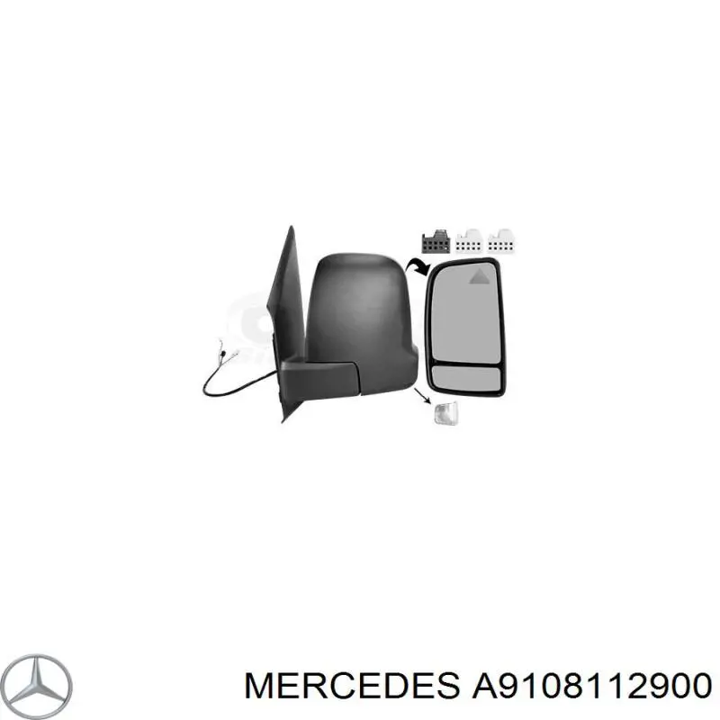 Скло дзеркала заднього виду, лівого Mercedes A9108112900 ціна, від 23.19 USD