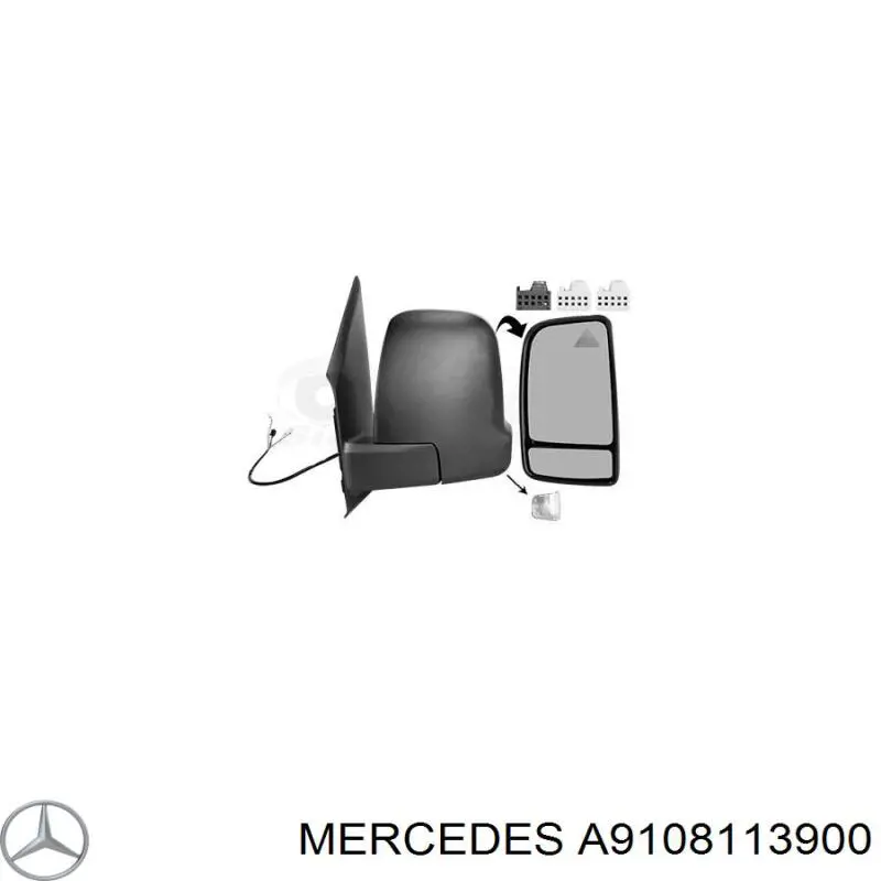 Кронштейн кріплення дзеркала заднього виду, лівий на Mercedes Sprinter (907, 910)