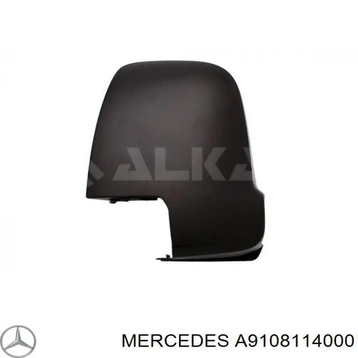 Купити A9108114000 Mercedes Накладка/кришка дзеркала заднього виду, права