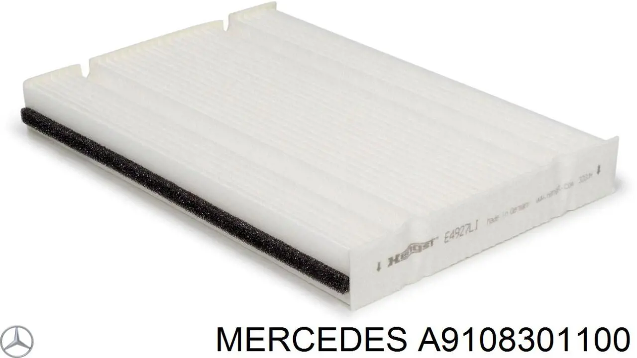 Фільтр повітряний обігрівача Mercedes A9108301100 ціна, від 9.22 USD