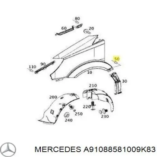  A91088581009K83 Mercedes