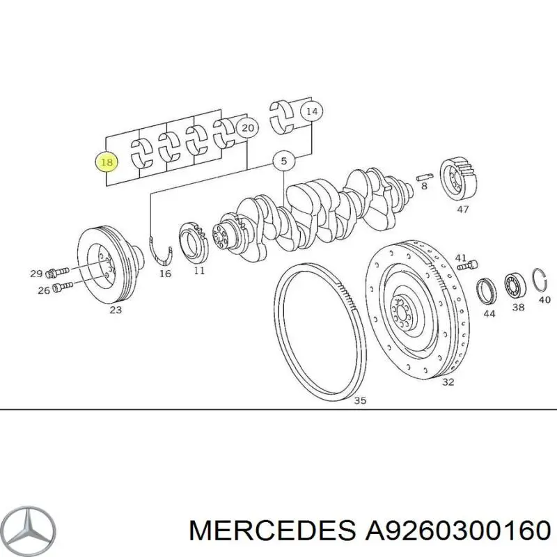 A9260300160 Mercedes 