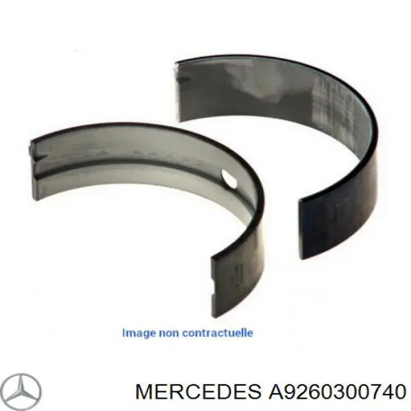 A9260300040 Mercedes Підшипник ковзання клонували