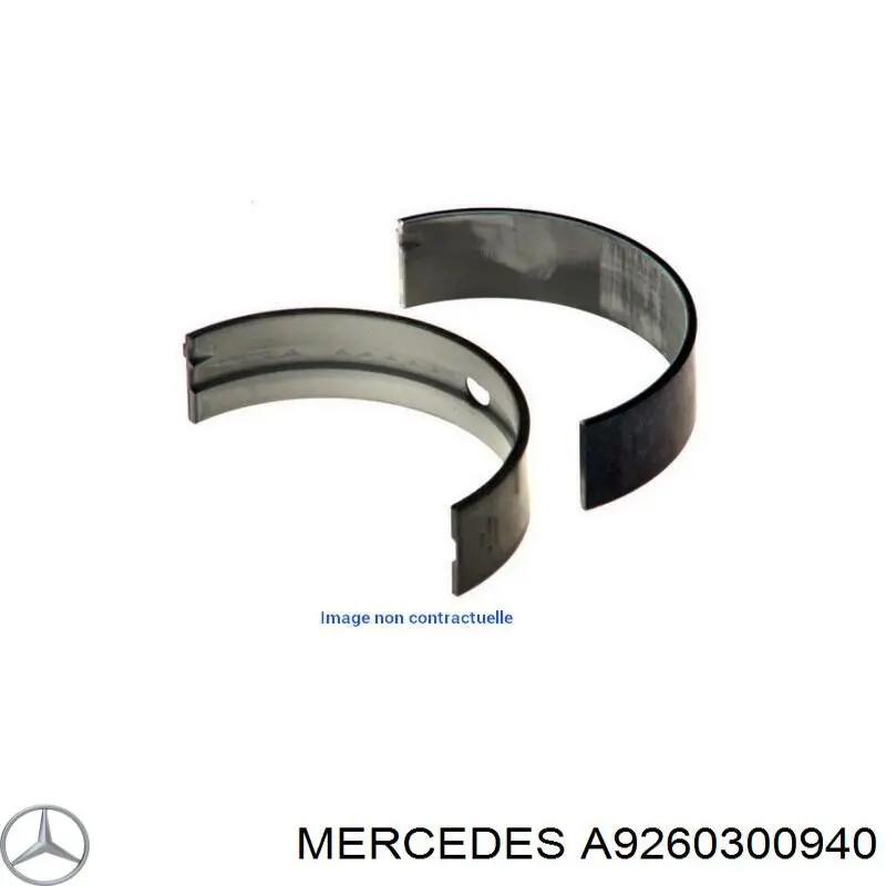 A9260300240 Mercedes Комплект підшипників ковзання коленвалу