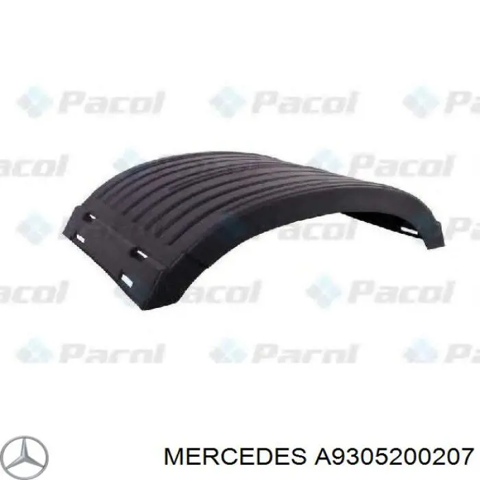 Крило заднє (TRUCK) Mercedes A9305200207 ціна, від 30.81 USD