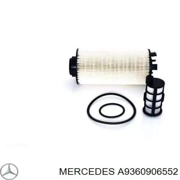 Купити A9360906552 Mercedes Фільтр-відстійник палива грубої очистки