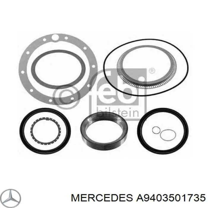 Купити A9403501735 Mercedes Ремкомплект задньої маточини