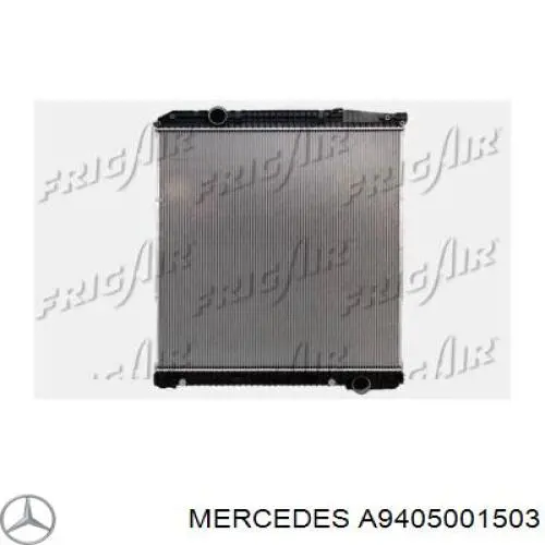 Радіатор A9405001503 Mercedes
