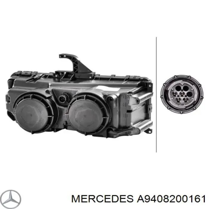 A9408200161 Mercedes фара ліва