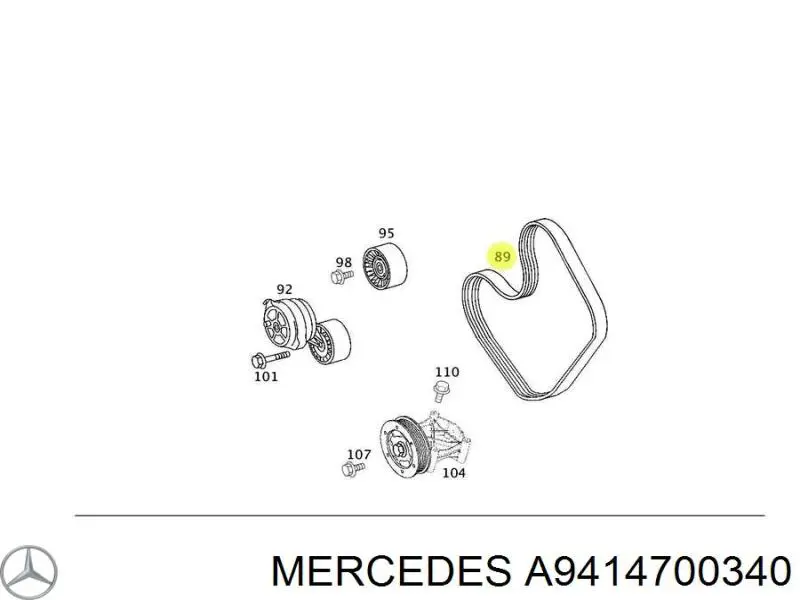  A9414700340 Mercedes