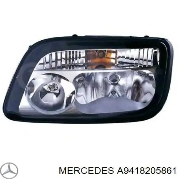 A9418205861 Mercedes Основна фара - вставка