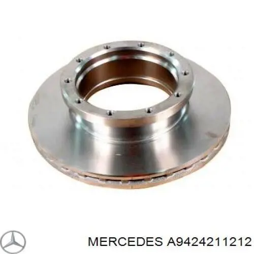 Гальмівні диски передні A9424211212 Mercedes