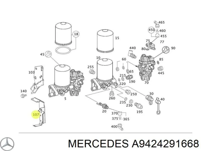 A9424291668 Mercedes 