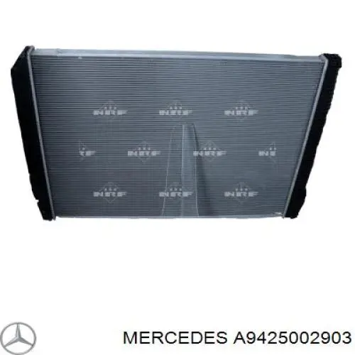 Купити A9425002903 Mercedes Радіатор двигуна