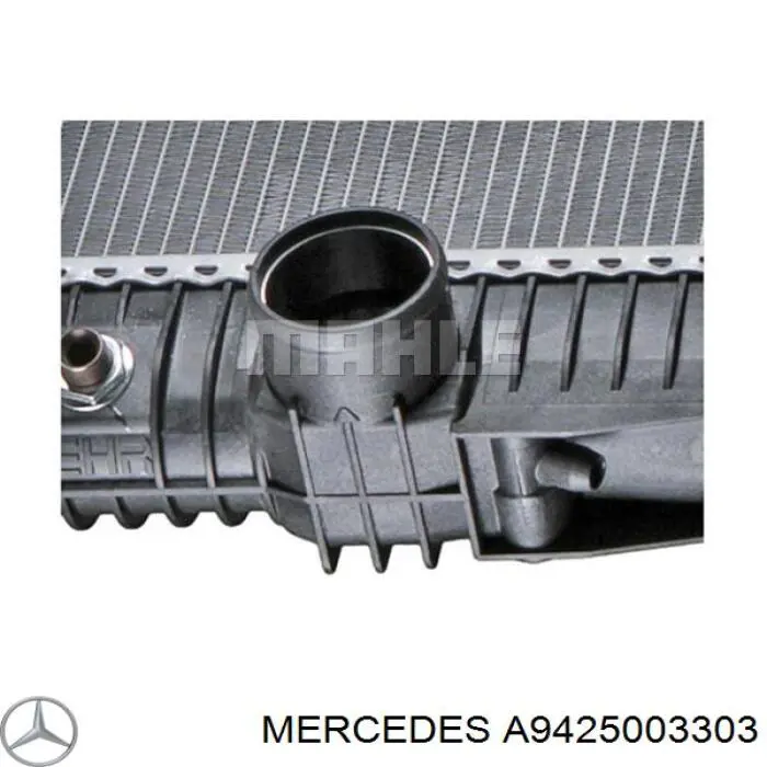 Радіатор основний Mercedes A9425003303 ціна, від 458.48 USD