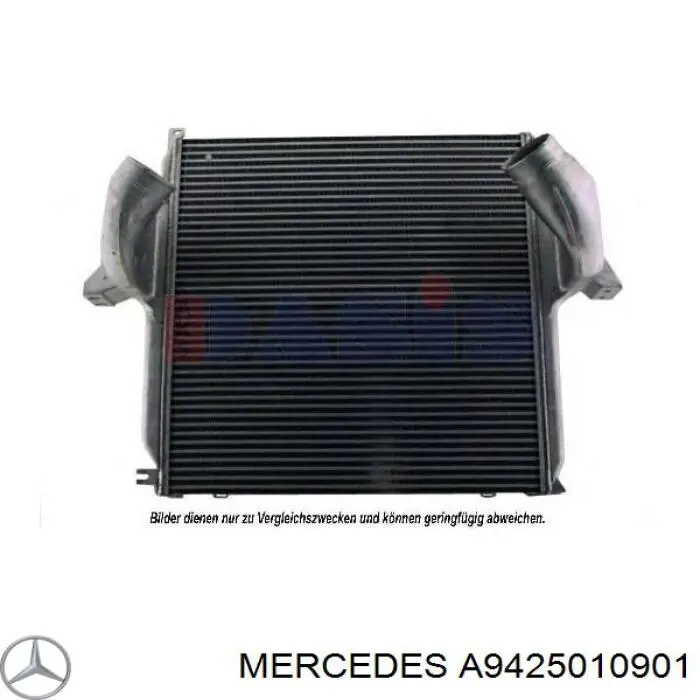 A9425010901 Mercedes радіатор интеркуллера