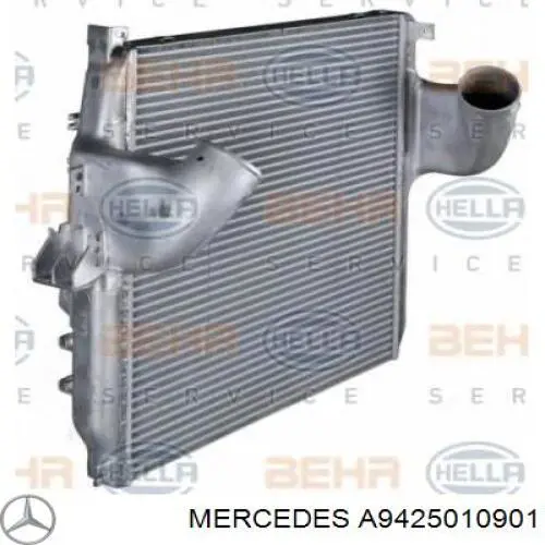 A9425010901 Mercedes Охолоджувач наддувочного повітря