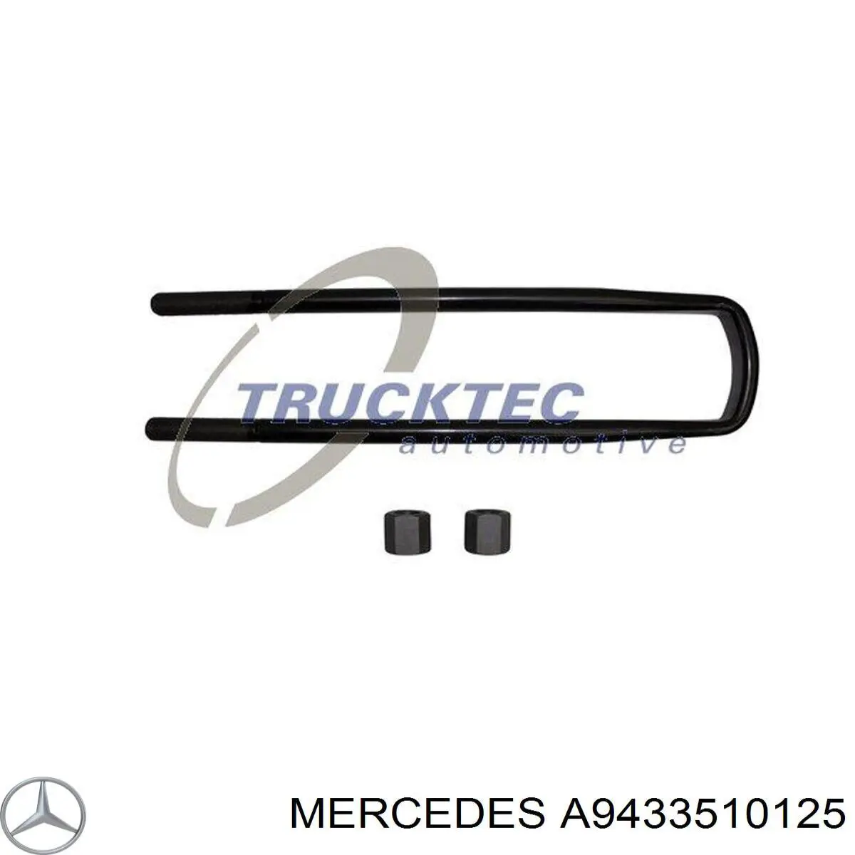 A9433510125 Mercedes Скоба ресори