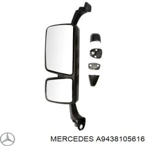 Ліве бічне дзеркало Mercedes A9438105616 ціна, від 173.83 USD