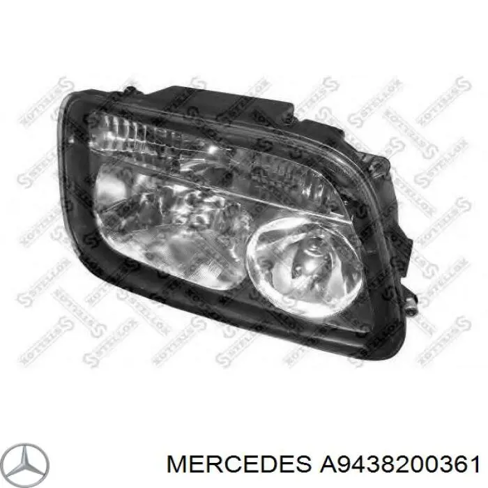 Фара ліва A9438200361 Mercedes