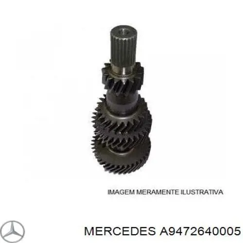 Вал приводу піввісь, проміжний Mercedes A9472640005 ціна, від 124.81 USD