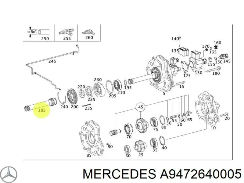 A9472640005 Mercedes Промвал