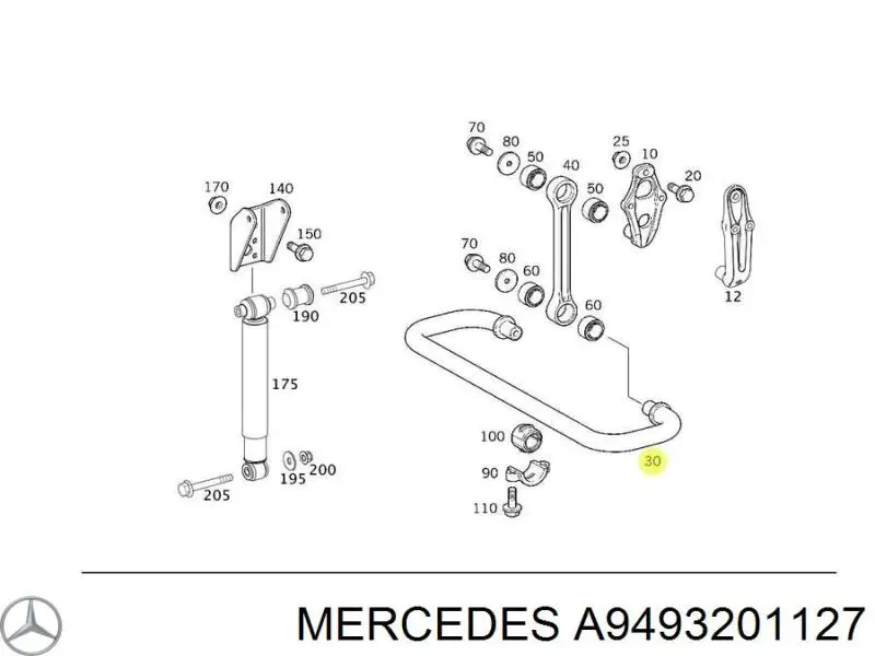 Кронштейн ресори переднього мосту STR1202260 STR
