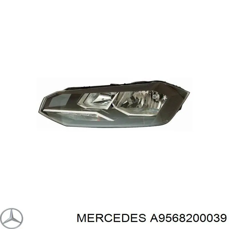 A9568200039 Mercedes Фара ліва, права