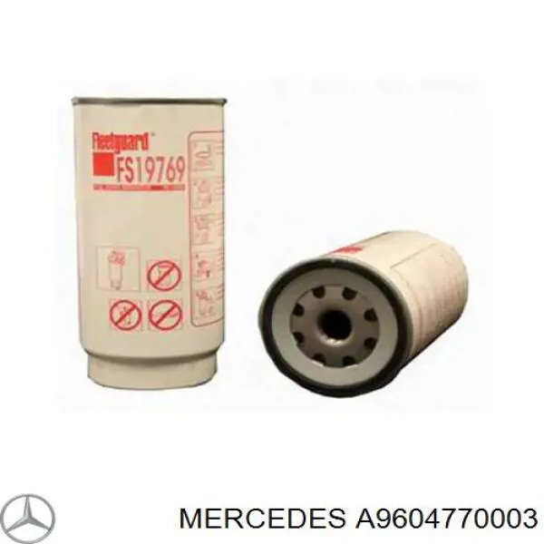 Купити A9604770003 Mercedes Фільтр-відстійник палива грубої очистки