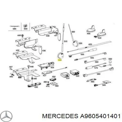  Mercedes A9605401401 ціна, від 215.08 USD