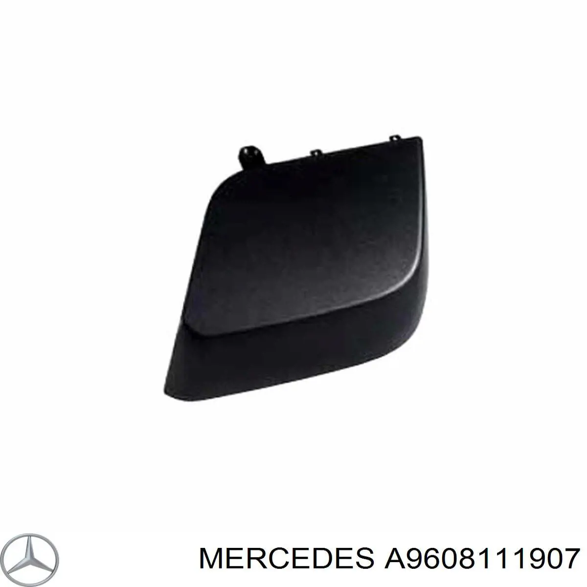 Купити A9608111907 Mercedes Накладка/кришка дзеркала заднього виду, права