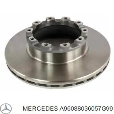 A96088036057G99 Mercedes Решітка радіатора