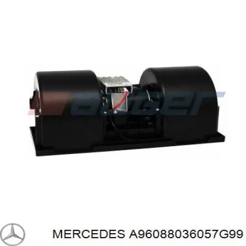 Решітка радіатора A96088036057G99 Mercedes