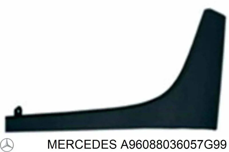 Облицювання радіатора Mercedes A96088036057G99 ціна, від 97.39 USD