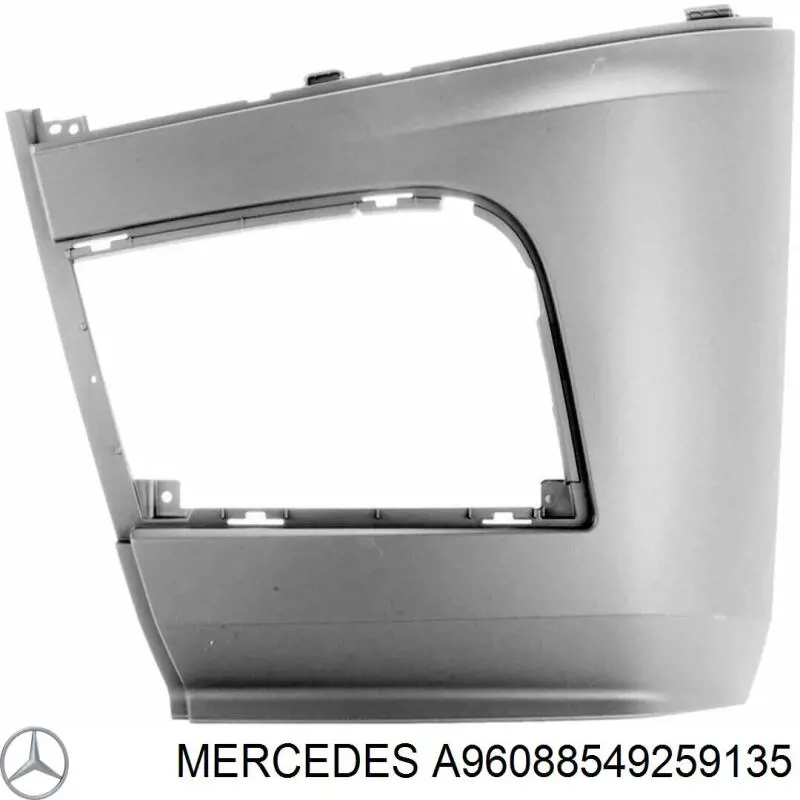 Бампер передній, ліва частина A96088549259135 Mercedes