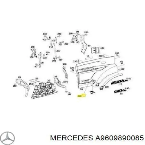 A9609890085 Mercedes 