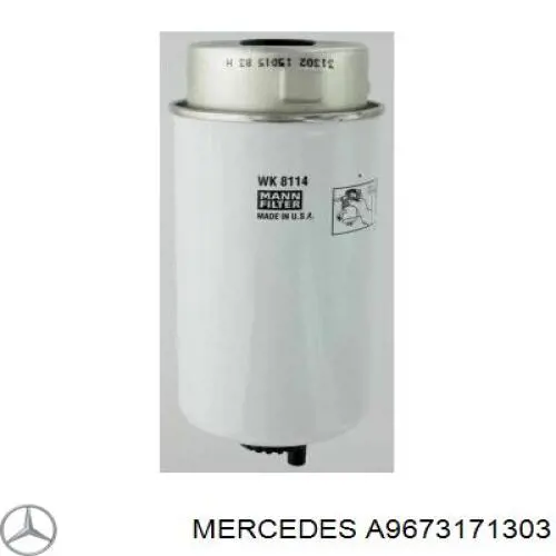 Амортизатор кабіни (TRUCK) A9673171303 Mercedes