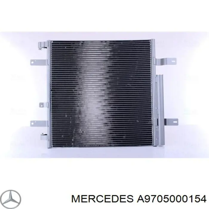 Радіатор кондиціонера A9705000154 Mercedes