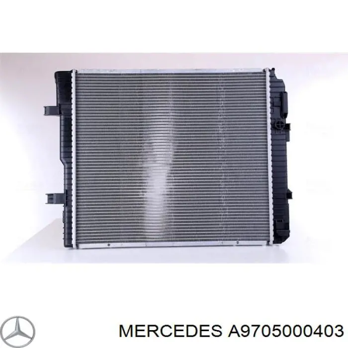 Купити A9705000403 Mercedes Радіатор двигуна